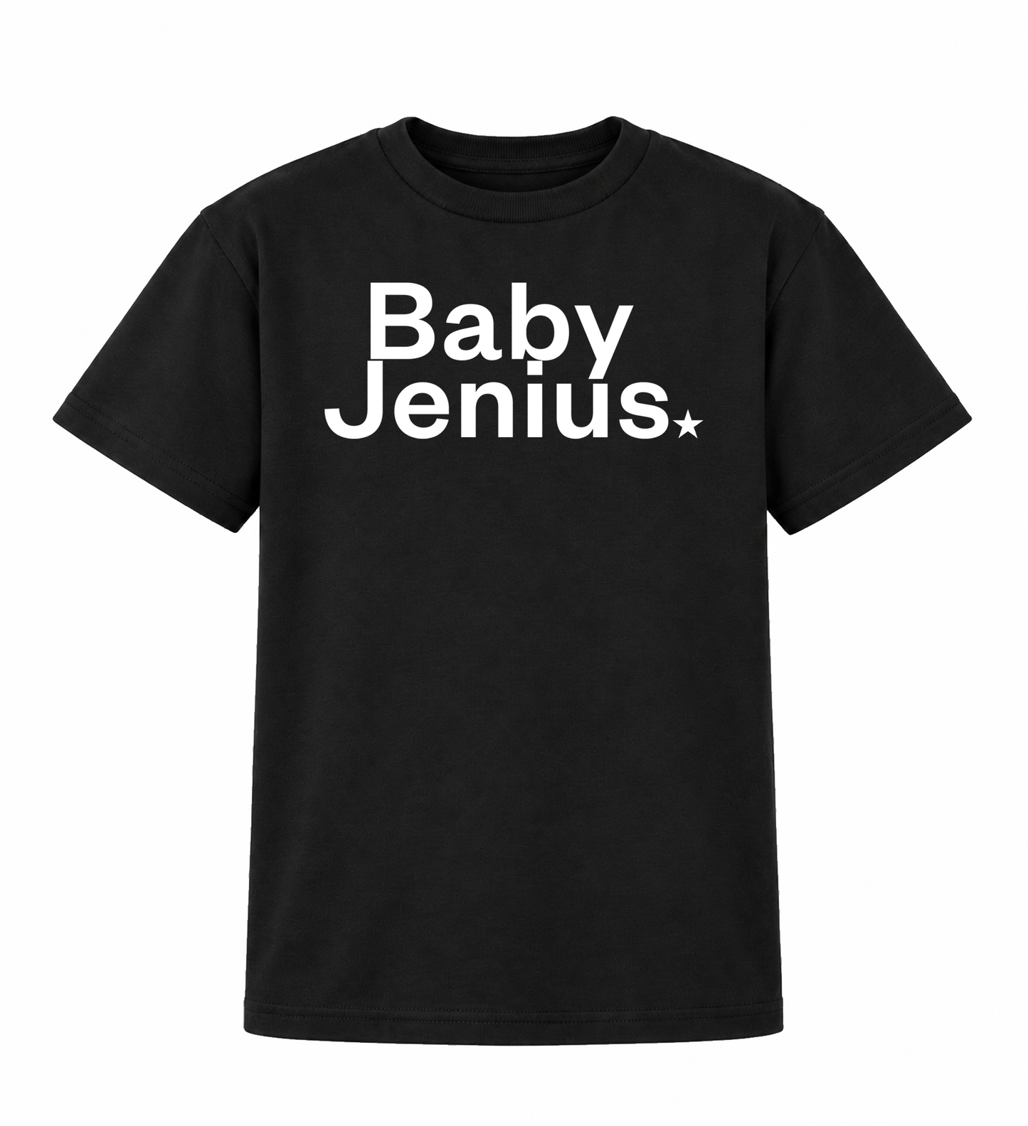 Jenius, Black T-shirt (Youth)