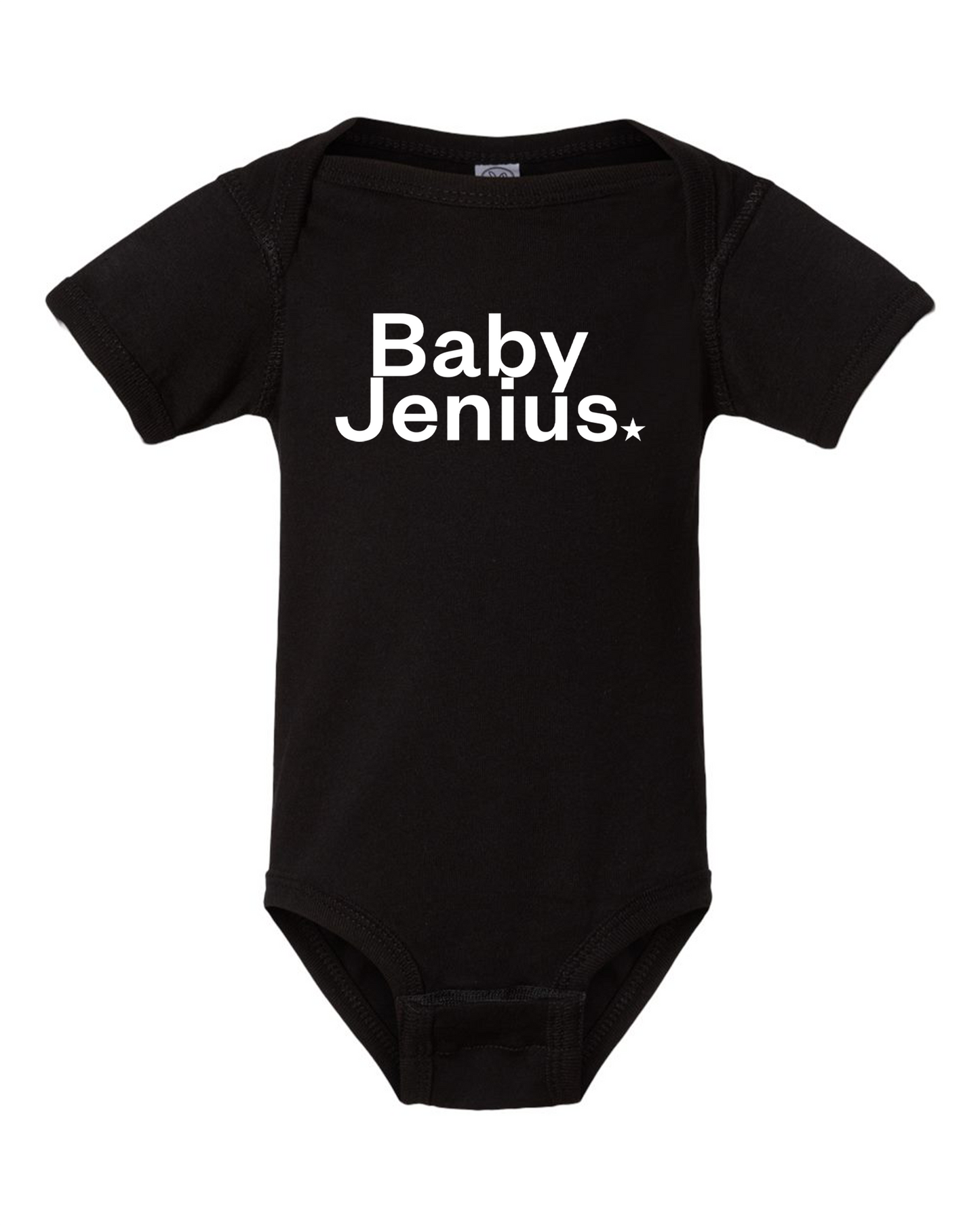 Baby Jenius, Black T-shirt (Infant)