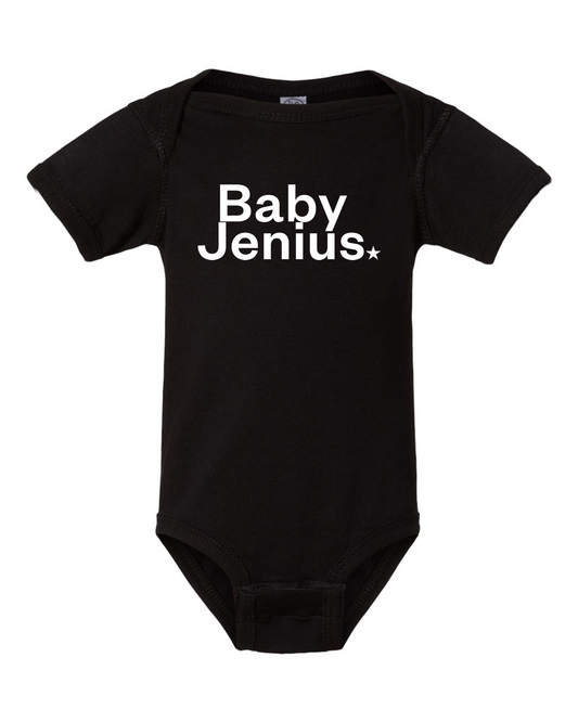 Baby Jenius, Black T-shirt (Infant)