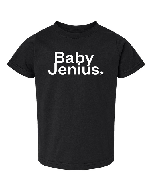 Baby Jenius, Black T-shirt (Toddler)